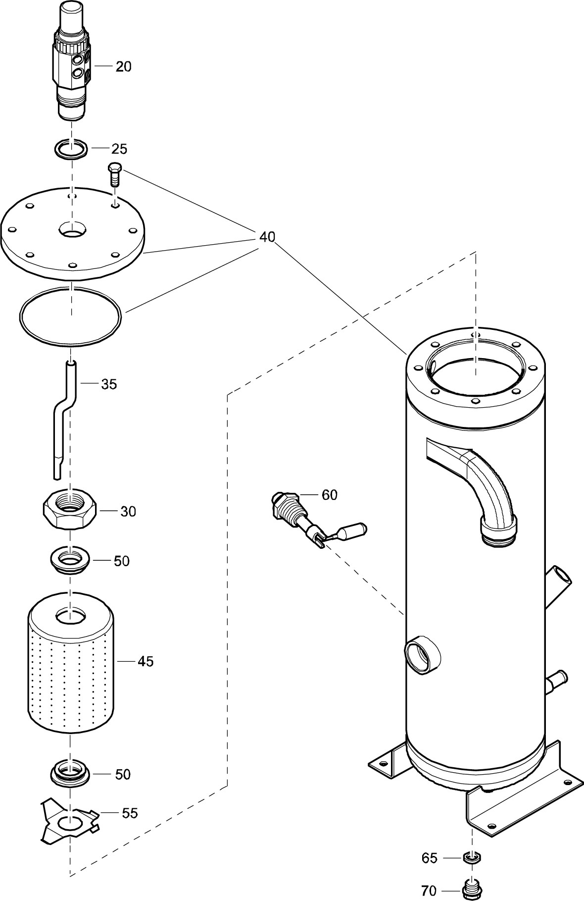 Xas Dd G Vessel Assy For Asme